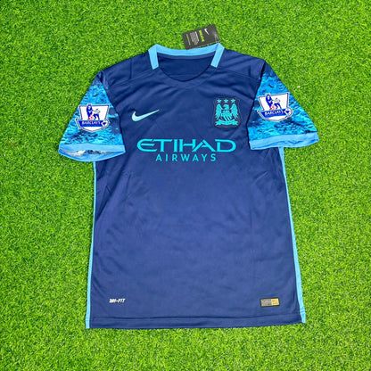 Sergio Kun Aguero 10- Manchester City 2016 2017 Season Retro Trikot