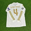Sergio Ramos 4- Real Madrid 2011-2012 White Long Sleeve Jersey Soccer Shirt