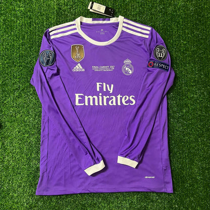 Sergio Ramos Real Madrid Long Sleeve Jersey Soccer Shirt