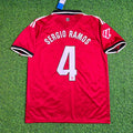 Sergio Ramos Sevilla Red Home Retro Football Jersey Kit