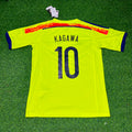 Shinji Kagawa Japan 2014 World Cup Yellow Away Retro Jersey