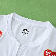 Neymar Jr 10 Santos Home White Retro Kit Jersey Trikot Maillot Soccer Shirt