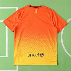 Barcelona 12/13  Orange Retro Jersey