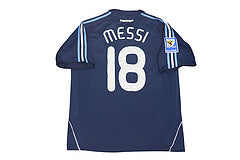 Lionel Messi 2008 Retro Argentina Black Jersey Maillot Trikot Maglia Soccer Shirt