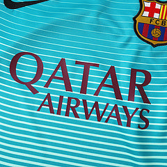 Barcelona 15/16 Blue Retro Jersey