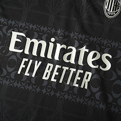 23/24 AC Mailand Schwarzes Trikot