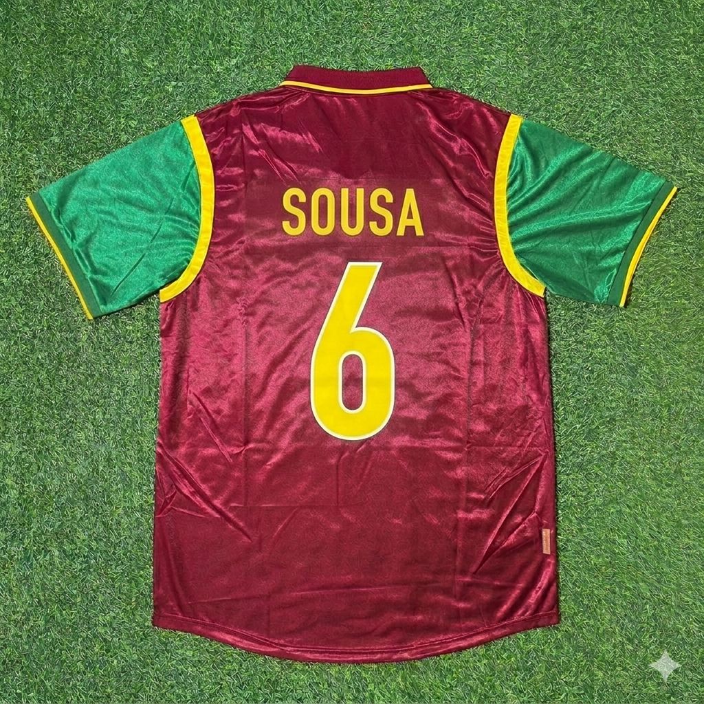 Paulo Sousa #6 Portugal 1998 WM-Retro-Trikot