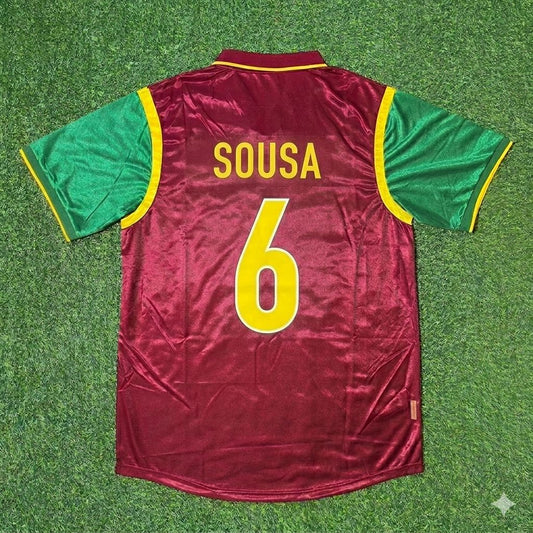 Paulo Sousa #6 Portugal 1998 World Cup Retro Jersey