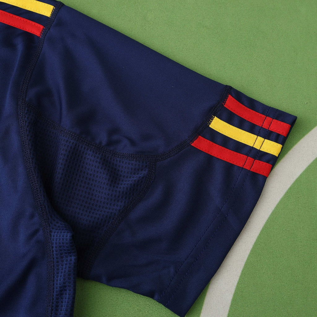 Spain 2010 World Cup Fernando Torres Retro Kids Football Jersey detail view