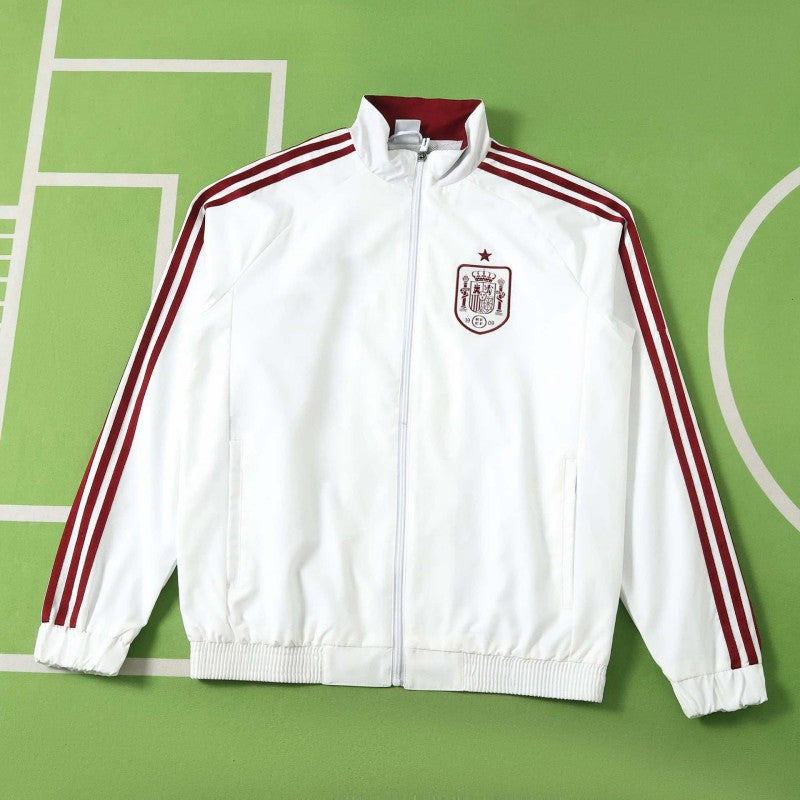 Spain 2026 World Cup White Windbreaker Jacket