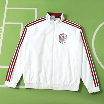 Spain 2026 World Cup White Windbreaker Jacket