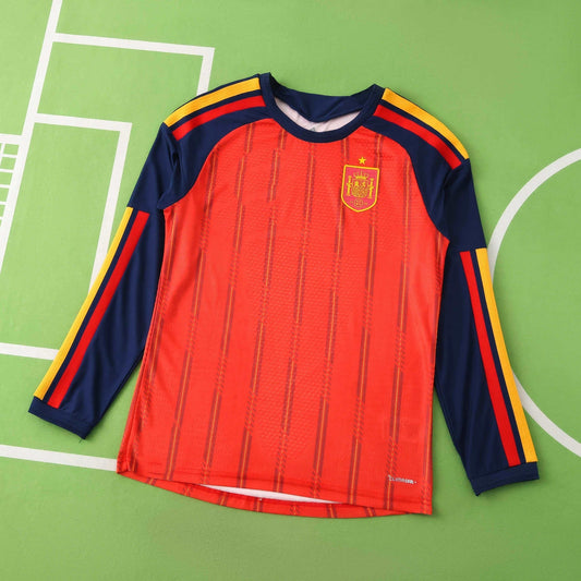 Spanien 2026 WM Heim Langarm Trikot