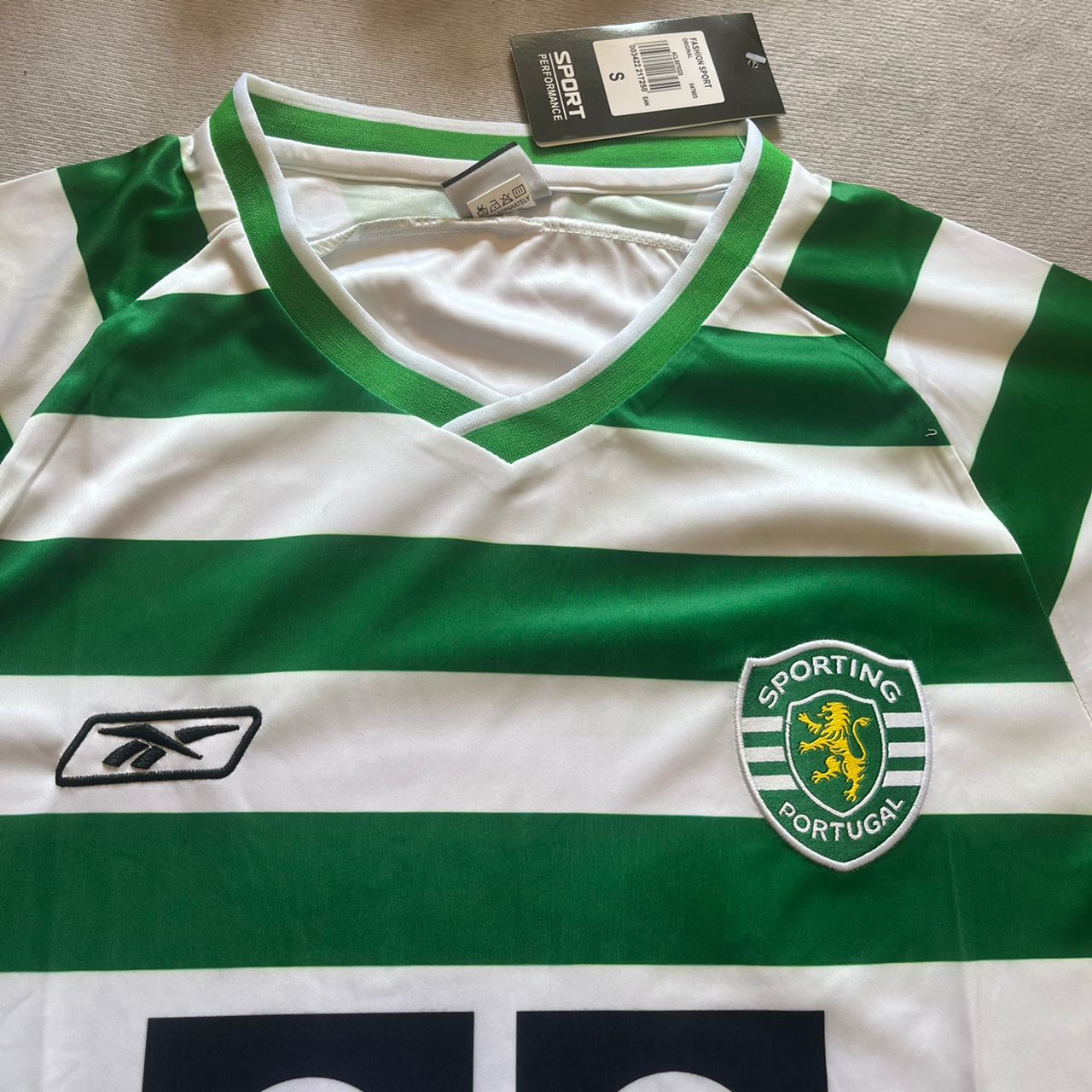 Cristiano Ronaldo 28 – Sporting CP Lisbon 2001–2003 Retro Kit Jersey – | Trikot | Maillot Soccer Shirt