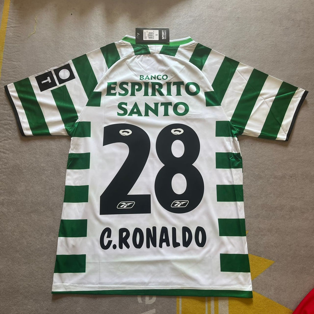 Cristiano Ronaldo Erstes Trikot Sporting CP Lissabon 2001 2003