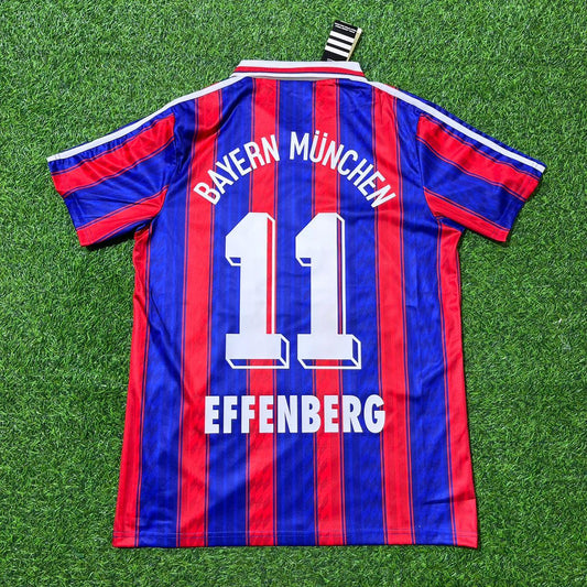 Stefan Effenberg Bayern Munich Retro Football Jersey Kit