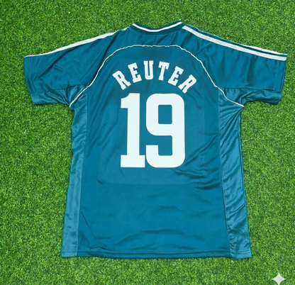 Stefan Reuter Germany 1998 World Cup Away Retro Football Jersey