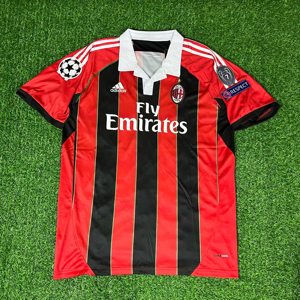 Robinho – AC Mailand 2012/13 Retro Heimtrikot – | Trikot | Maillot Fußballtrikot