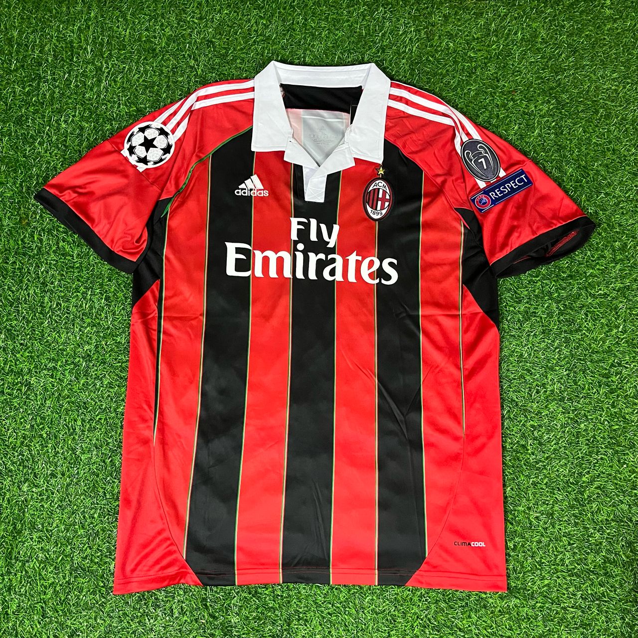 Robinho – AC Mailand 2012/13 Retro Heimtrikot – | Trikot | Maillot Fußballtrikot