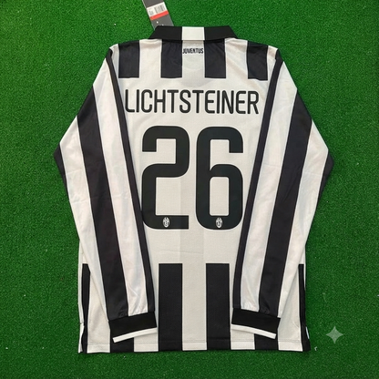 Stephan Lichtsteiner #26 Juventus 2014 2015 Camiseta Retro de Manga Larga Trikot Maillot Maglia Camiseta de Fútbol