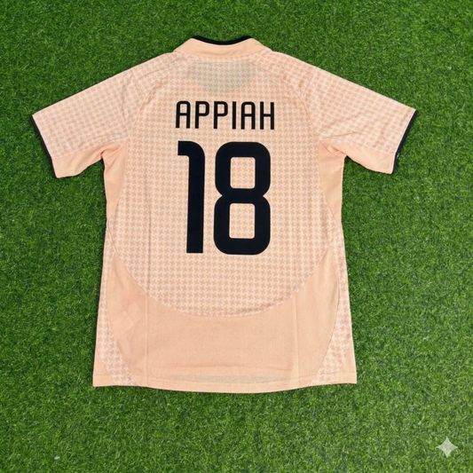 Stephen Appiah 18 Juventus 2003/2004 Auswärts Retro Fußballtrikot