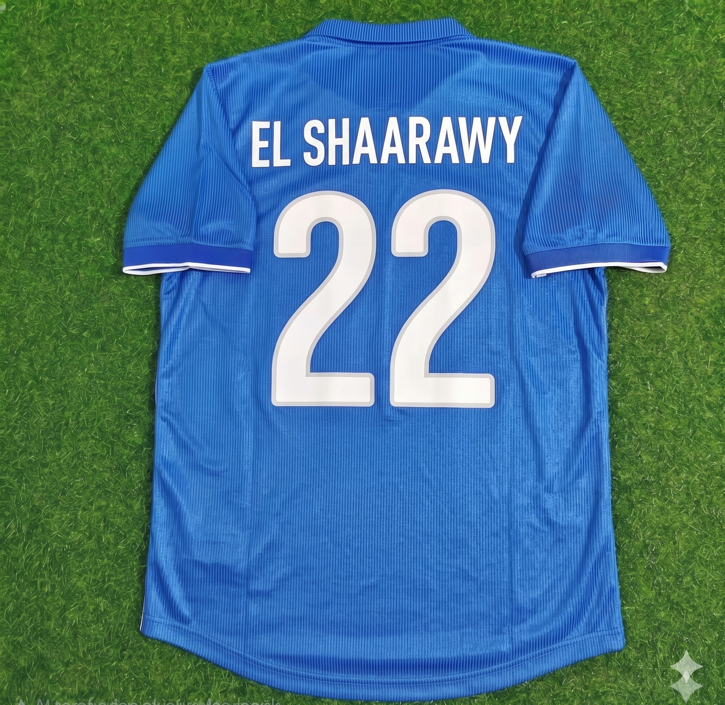 Stephen El Shaarawy Italien Heim Blau Retro-Fußballtrikot