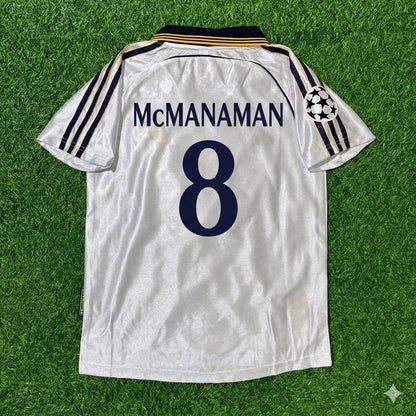 Steve McManaman 8- Real Madrid 1998/2000 Retro Football Jersey