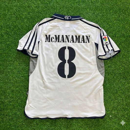 Steve McManaman 8- Real Madrid 2000 Retro-Fußballtrikot