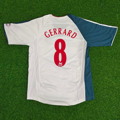 Maillot Rétro Blanc Liverpool 2006 2007 Steven Gerrard
