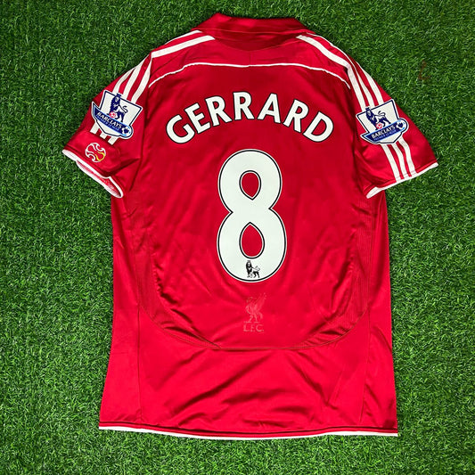 Steven Gerrard Liverpool 2007/08 Premier League Trikot