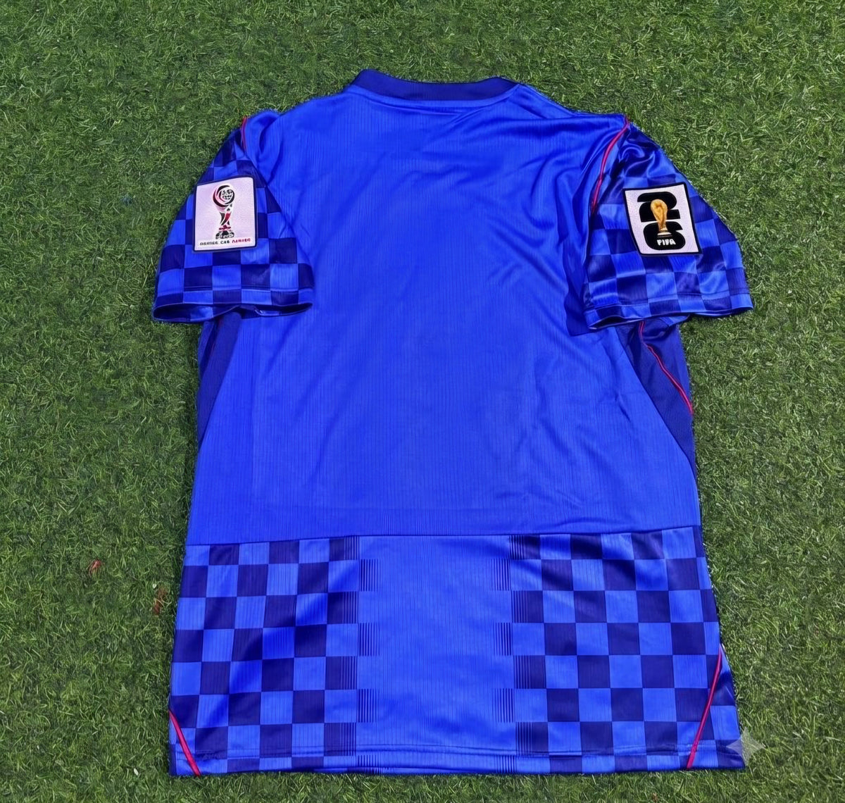 Kroatien WM 2026 Auswärts Blaues Fußballtrikot