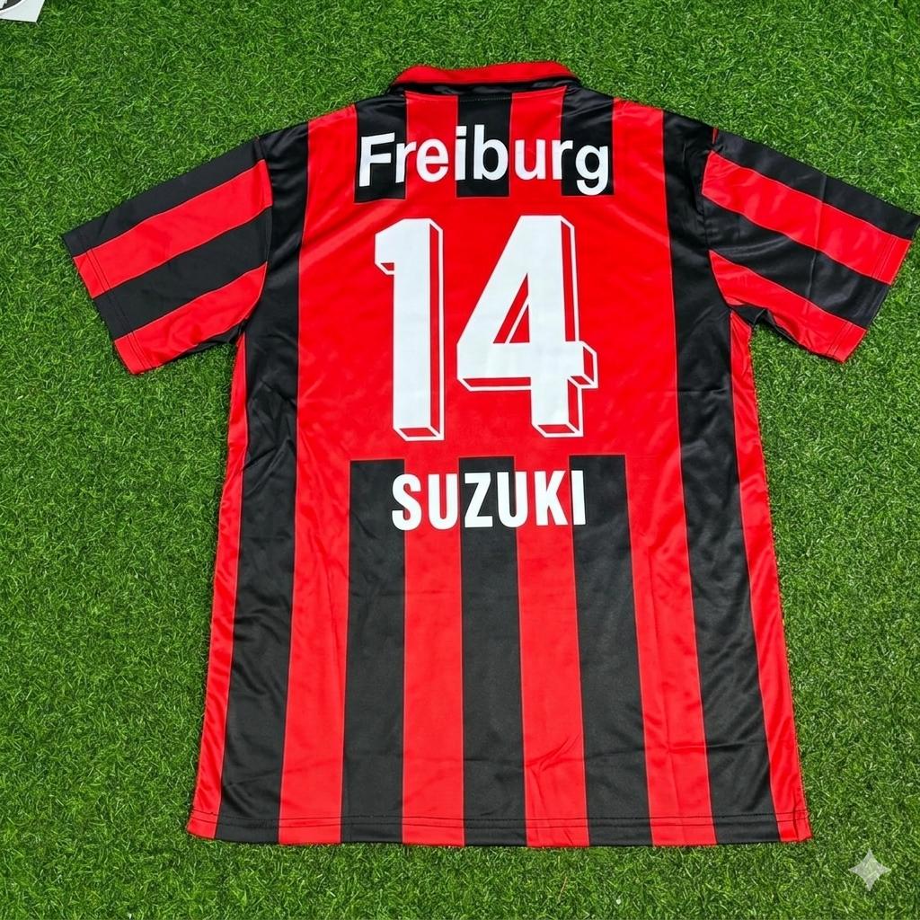 Yuito Suzuki SC Freiburg Retro-Fußballtrikot
