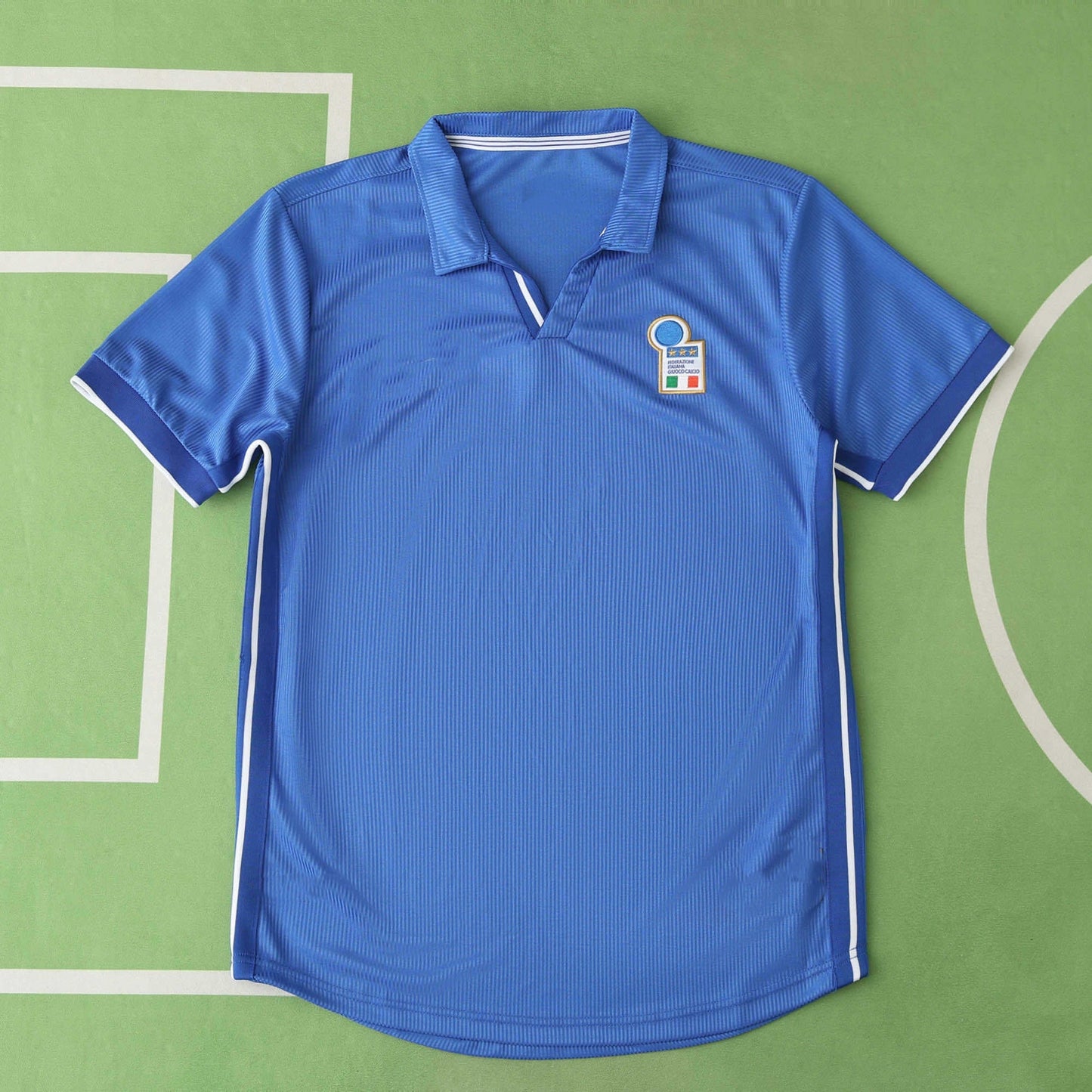 Italien 1998 Heimtrikot Blau Retro Trikot Fußball Trikot