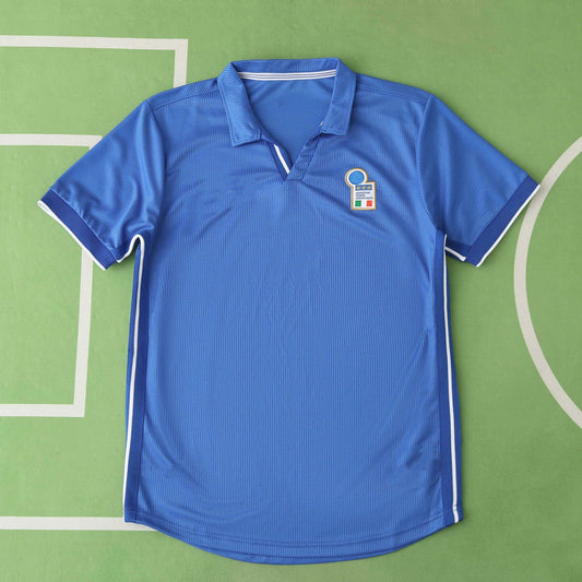 Italy 1998 Maglia Home Blue Retro Jersey Football Trikot