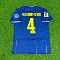 Tarik Muharemovic Bosnien und Herzegowina WM 2026 Blaues Fußballtrikot