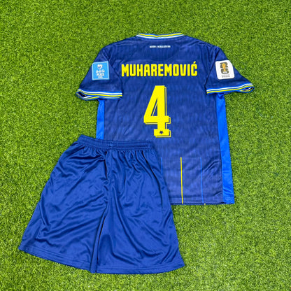 Tarik Muharemovic Bosnien und Herzegowina WM 2026 Kinder Fußballtrikot Blau