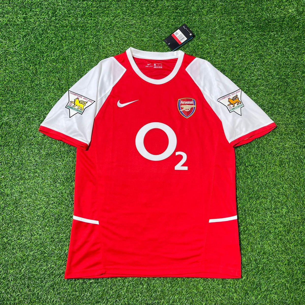 Ashley Cole 3 Arsenal 2002/03 EPL Patch Home Retro Football Jersey Kit