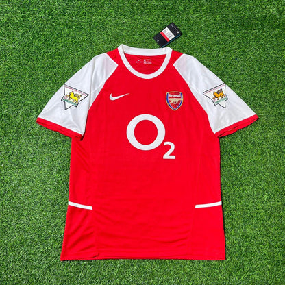 Ashley Cole 3 Arsenal 2002/03 EPL Patch Home Retro Football Jersey Kit