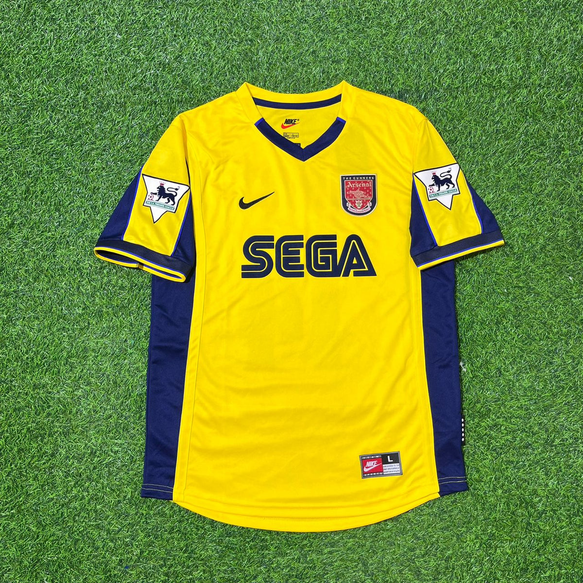 Marc Overmars - Arsenal 2000 Retro Jersey Trikot