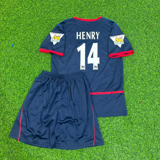 Thierry Henry 14 - Arsenal 2002/2004 KINDER Retro Trikot Trikot Fußballshirt