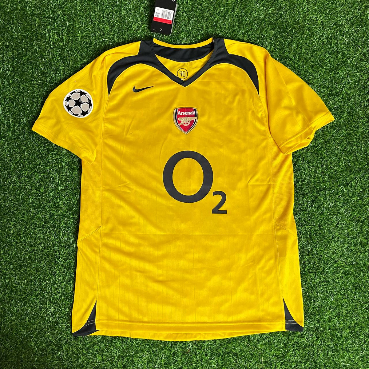 Cesc Fabregas 15 - Arsenal 2005/06 Yellow Retro Kit Jersey Trikot Maillot Maglia