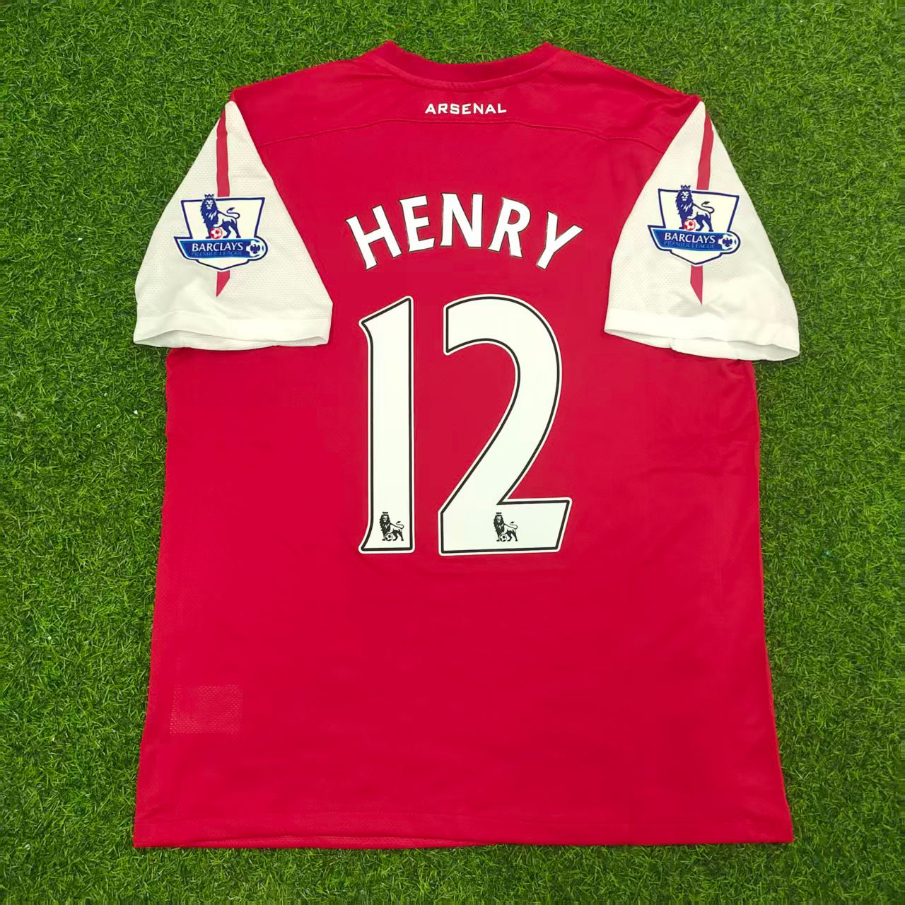 Thierry Henry Arsenal 2010-2011 Retro Kit Jersey Trikot Maglia Soccer Shirt