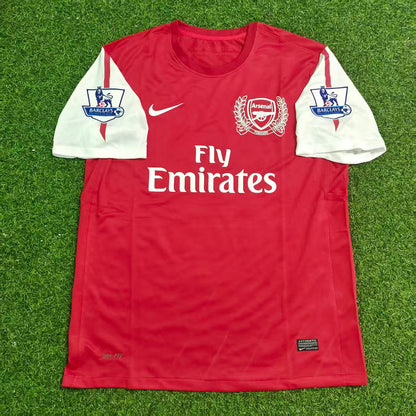 Thierry Henry Arsenal 2010-2011 Retro Kit Jersey Trikot Maglia Soccer Shirt