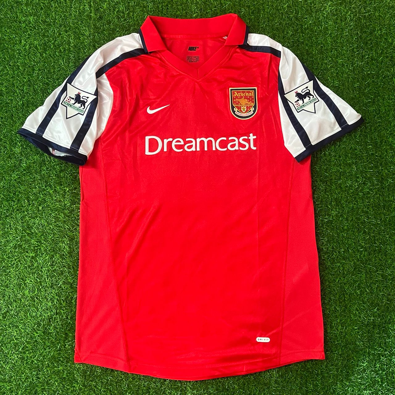 Thierry Henry Arsenal 1999-2002 Red White Retro Jersey Trikot Maglia Camiseta Soccer Shirt