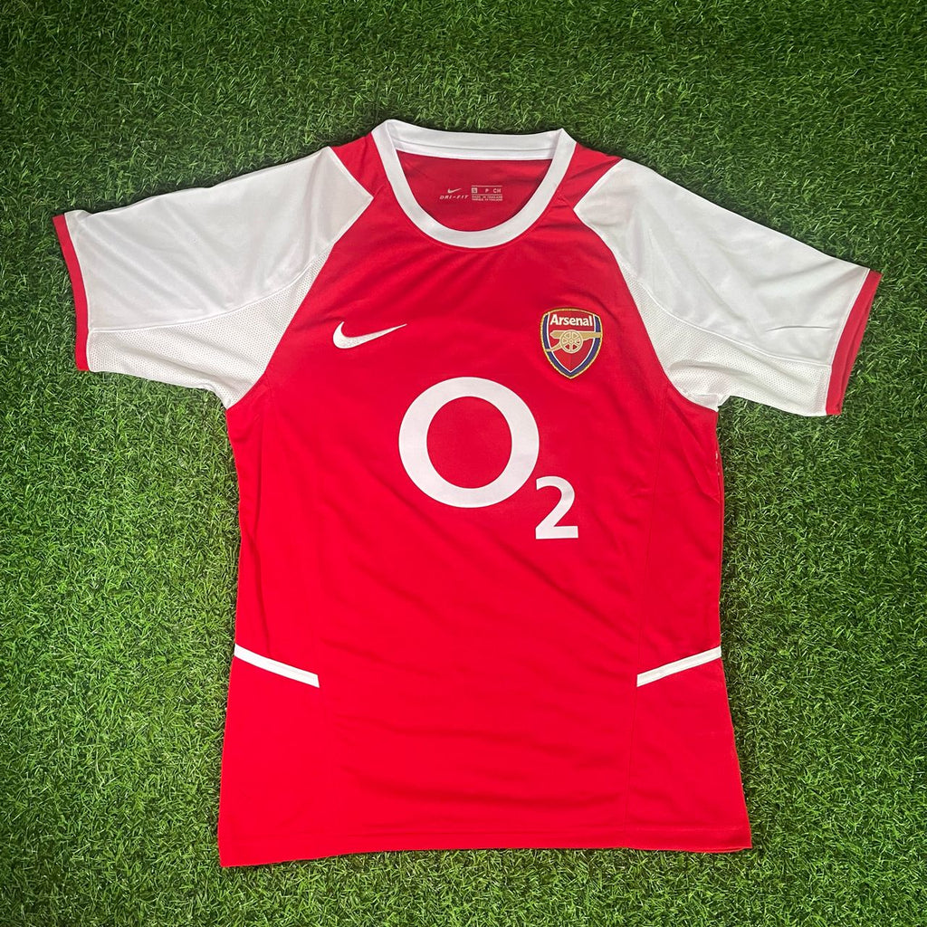 Thierry Henry 14 - Arsenal o2 2002/03 Home Retro Kit Jersey Trikot Maillot Soccer