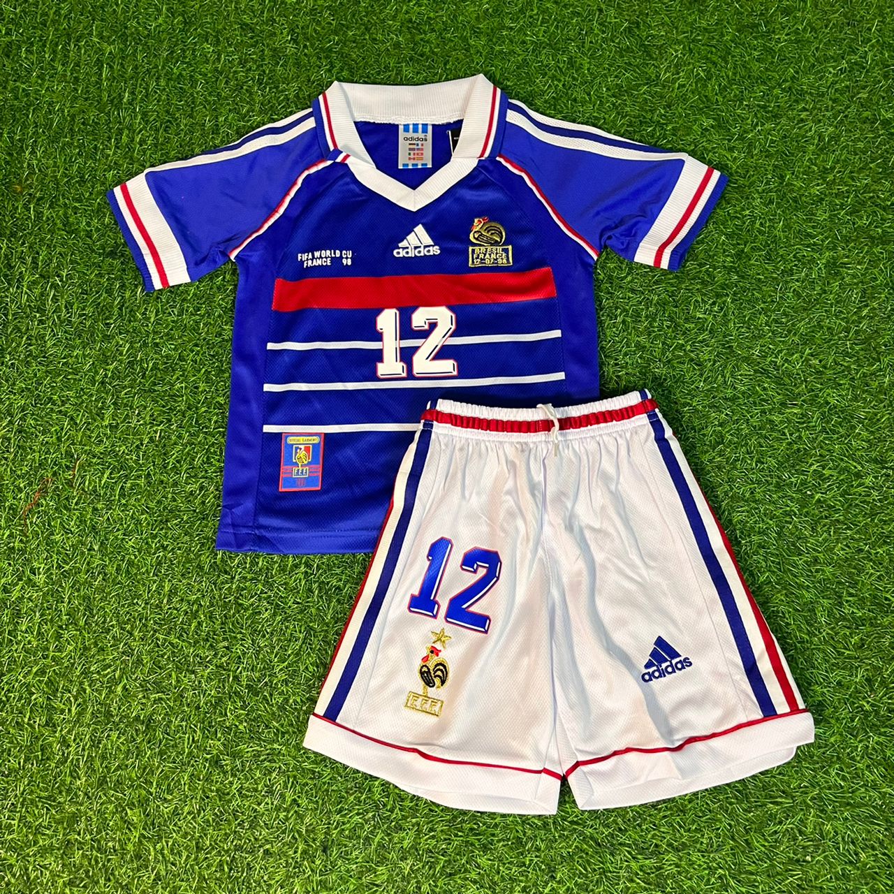Thierry Henry 14 – France 1998 Maillot Domicile Enfant – | KinderTrikot | Maillot Enfant Football