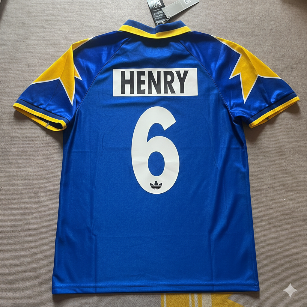Thierry Henry 6 – Juventus 1995–1997 Retro Kit Jersey – | Trikot | Maillot