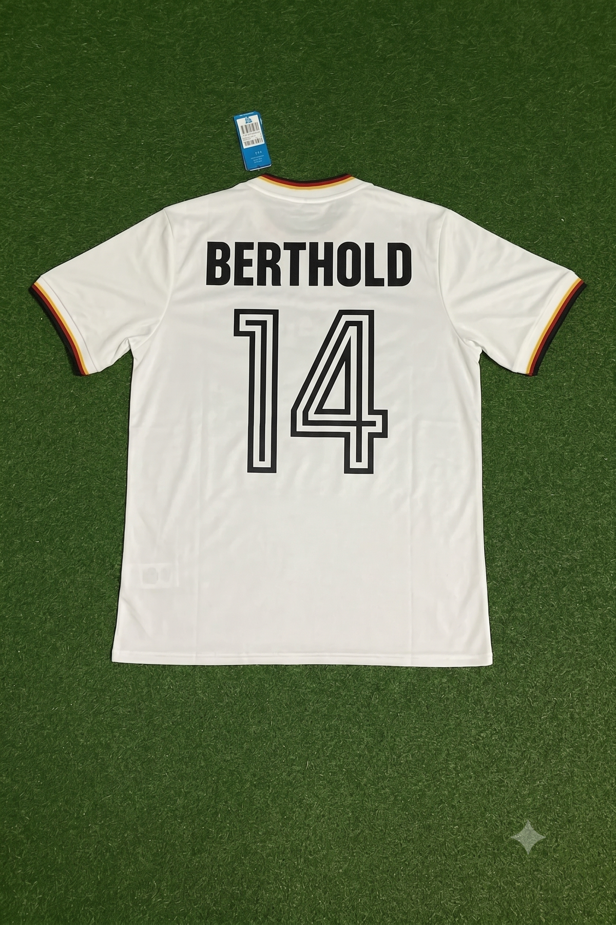 Thomas Berthold Alemania 1986 Equipación de fútbol retro del Mundial