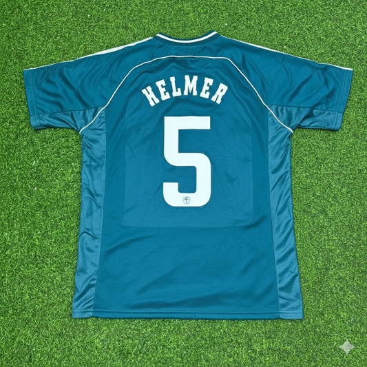 Thomas Helmer Deutschland 1998 WM Auswärts Retro Fußballtrikot