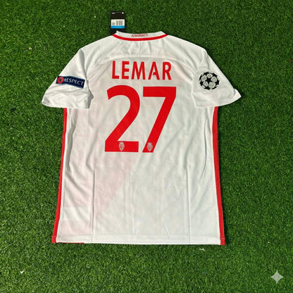 Thomas Lemar Monaco 2016-17 Champions League Retro Trikot Football Jersey