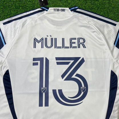 Thomas Müller Vancouver Whitecaps Nouvelle Saison Maillot de Football Domicile